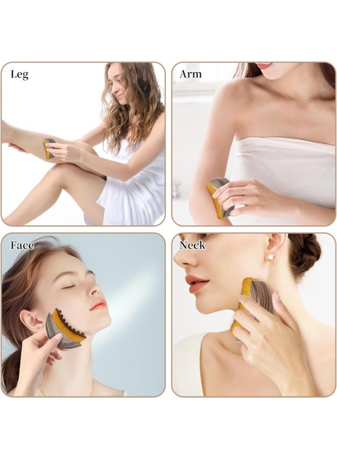 Lymphatic Contour Face Brush, Lymphatic Drainage Massager, Dry Brushing, for Face, Chin & Jawline Sculpting - Image 3